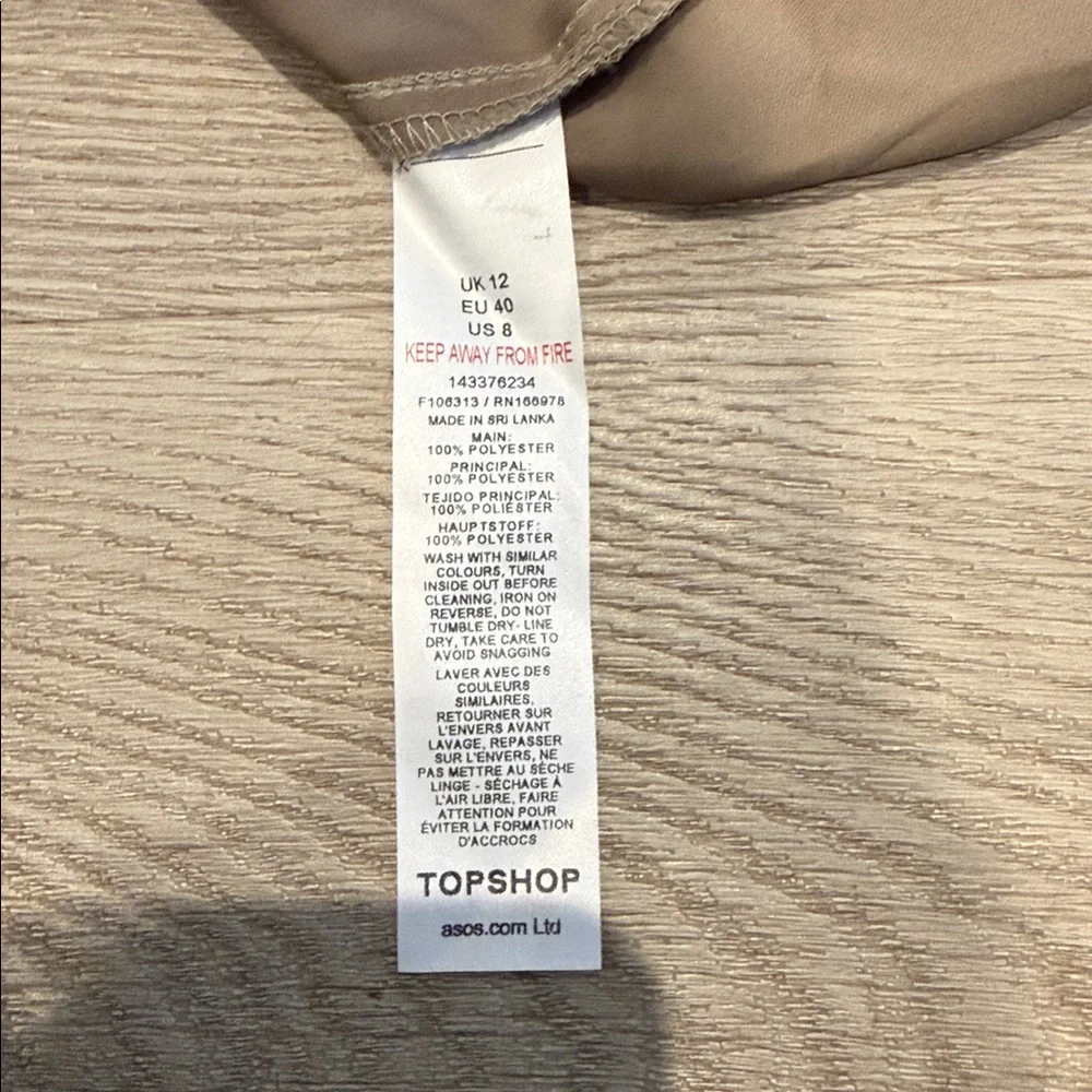 Topshop metallic maxi dress with silver hardware in silver - Picture 6 of 9